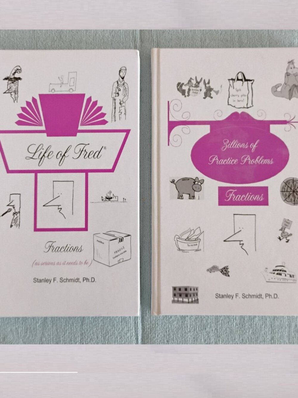Life of Fred ~ Fractions & Practice Problems ~  Grades 5-8